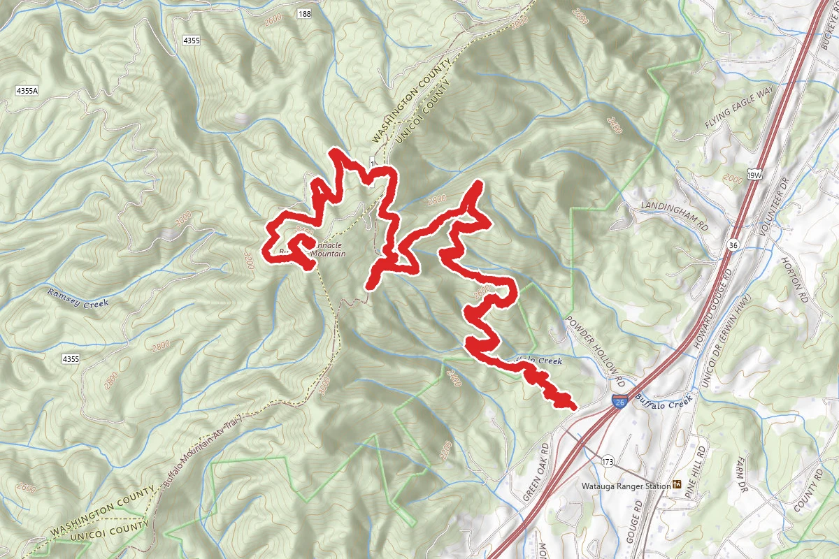 Pinnacle Mountain Fire Tower Trail
