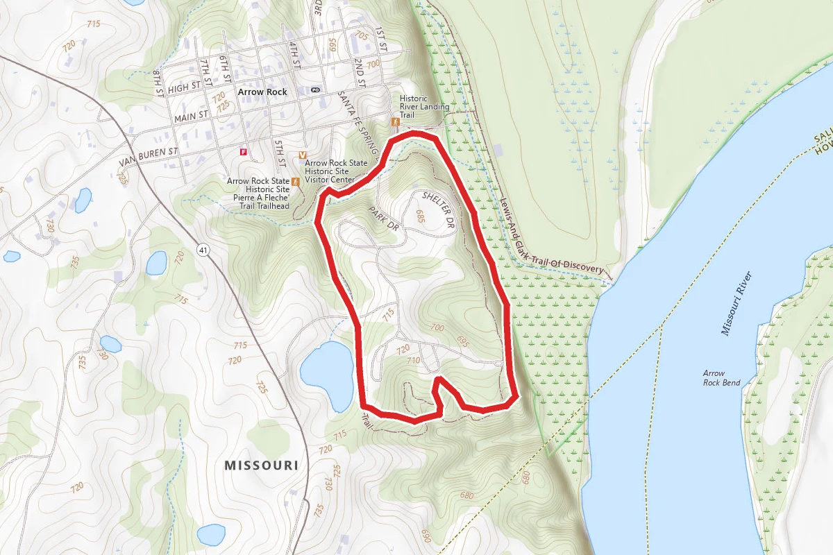 Pierre A’ Fleche (Rock of Arrows) Trail
