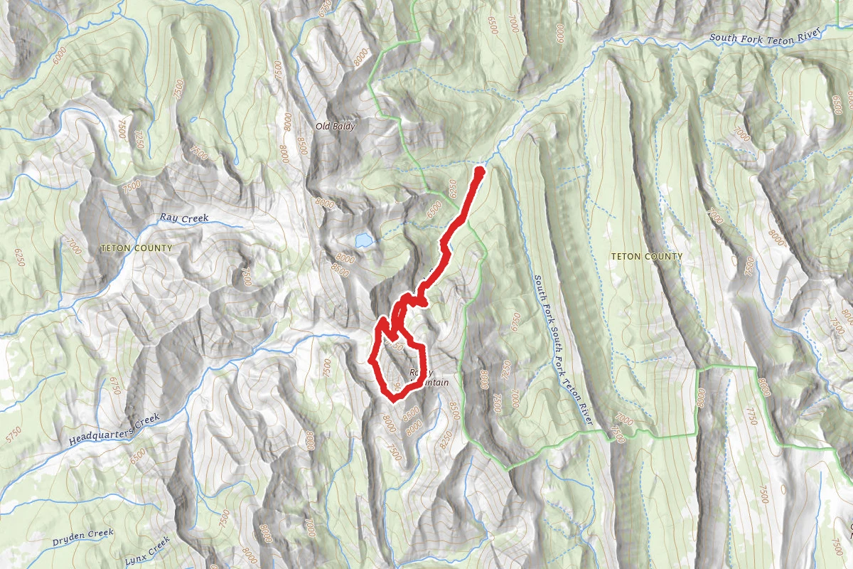 Headquarters Creek Pass to Rocky Mountain