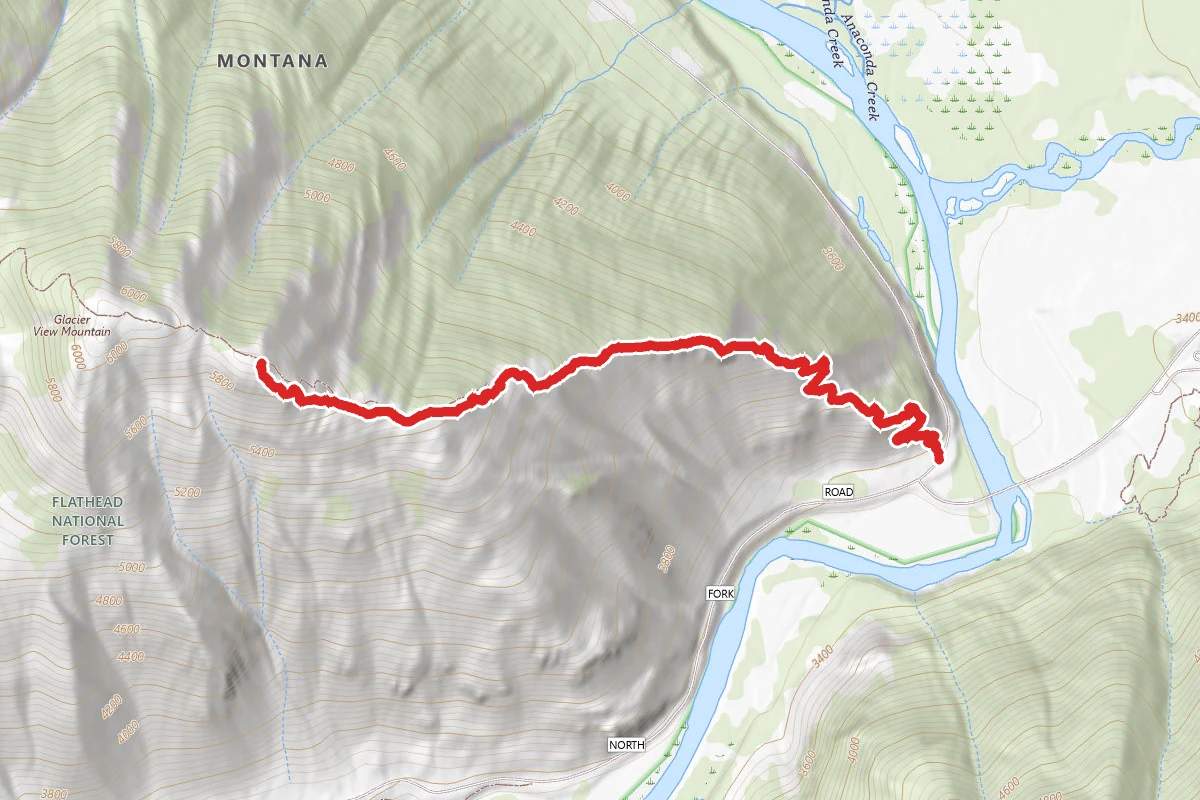 Glacier View Mountain via Demer’s Ridge Trail