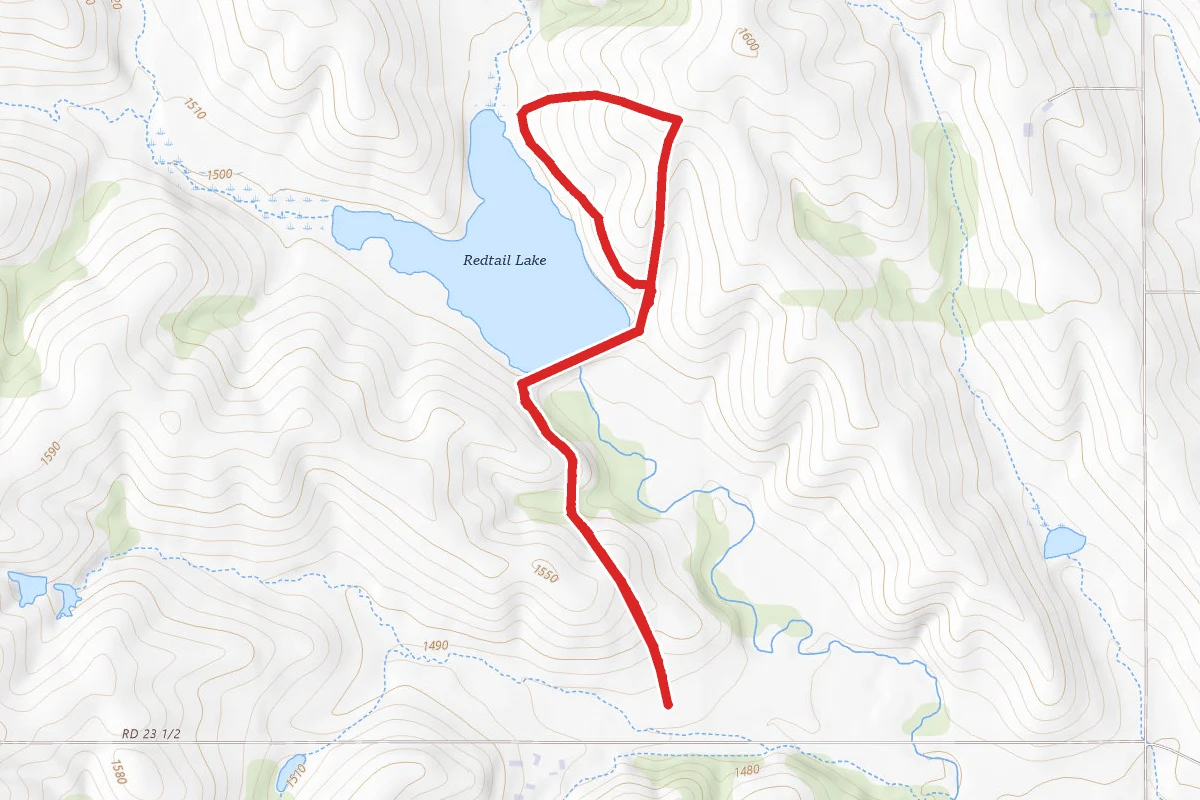Oak Middle Reservoir and Dam Trail