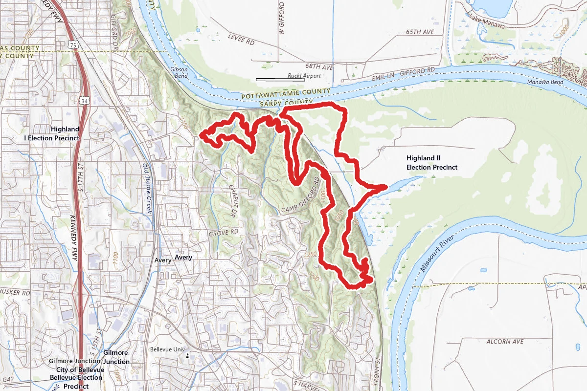 Hawthorne to Marsh to Missouri Loop