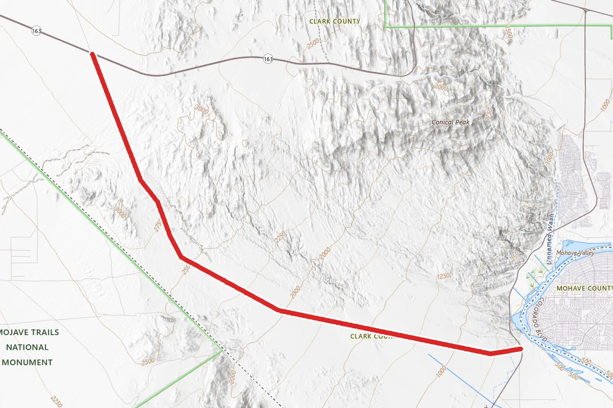 Needles to Laughlin Highways OHV Route