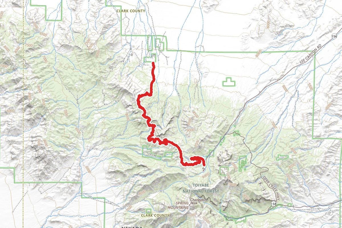Bonanza Trail (Spring Mountains Divide Trail)