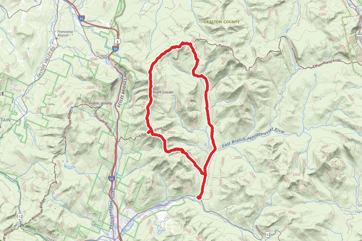 Lincoln Woods, Franconia Brook and Osseo Trail