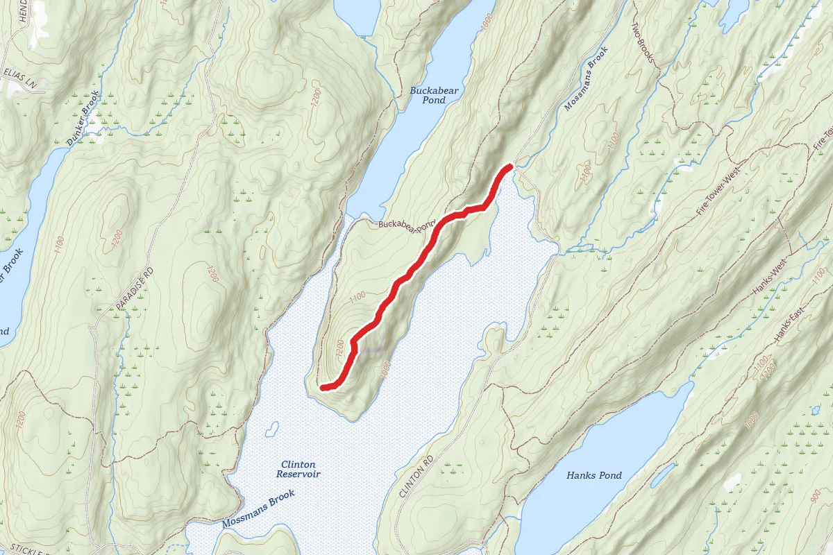 Clinton Reservoir From Dead Man's Curve