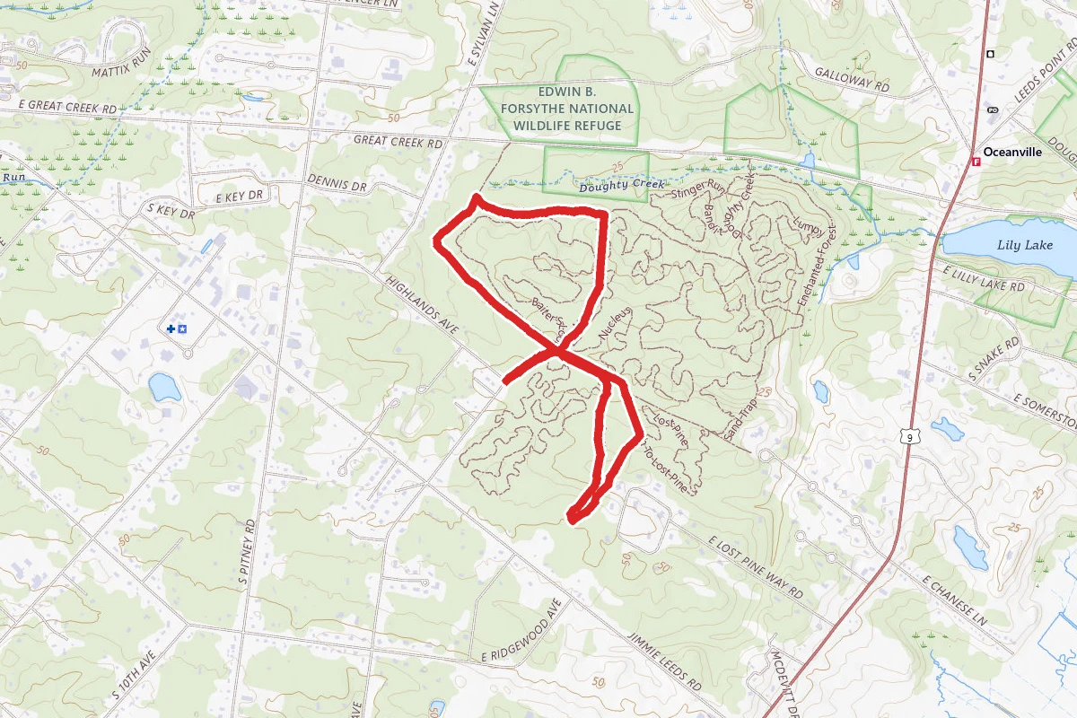 Seaview Mountain Bike Trail