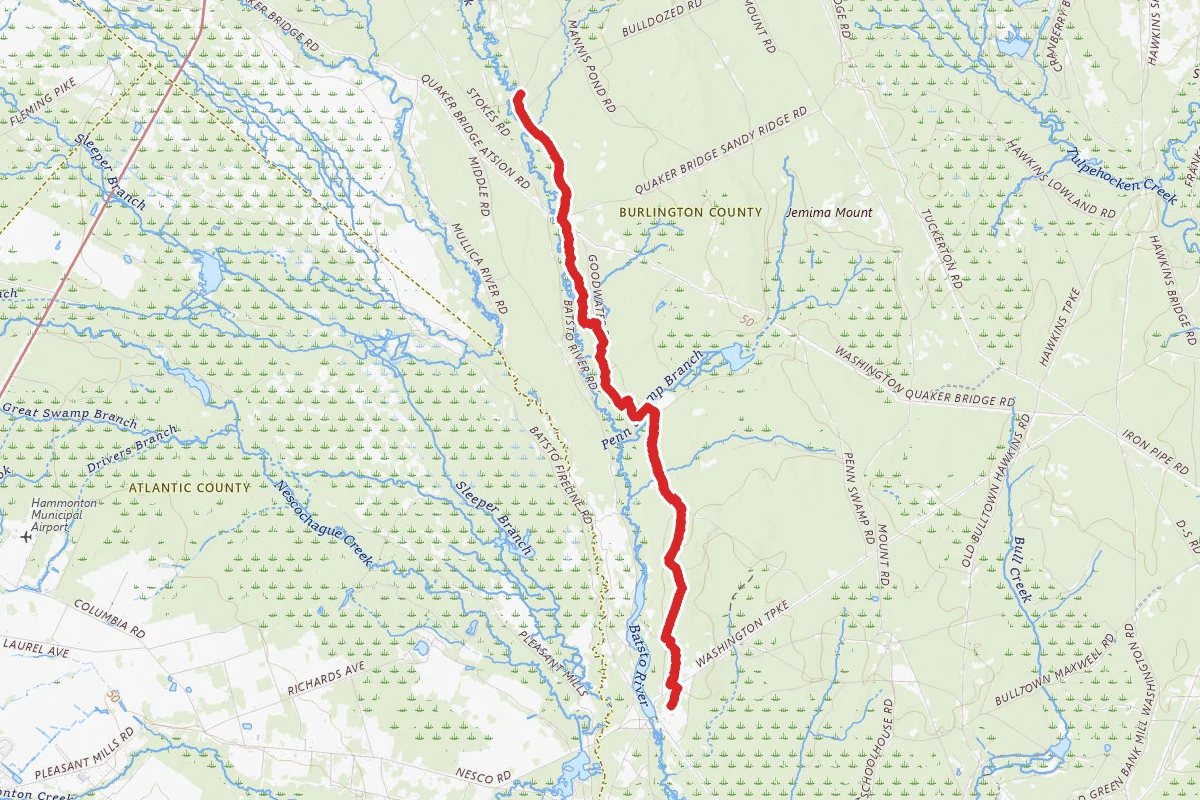 Lower Forge and Mullica River Camps