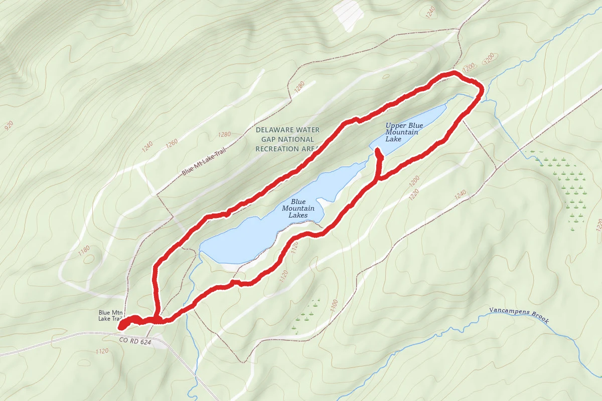 Blue Mountain Lake Loop