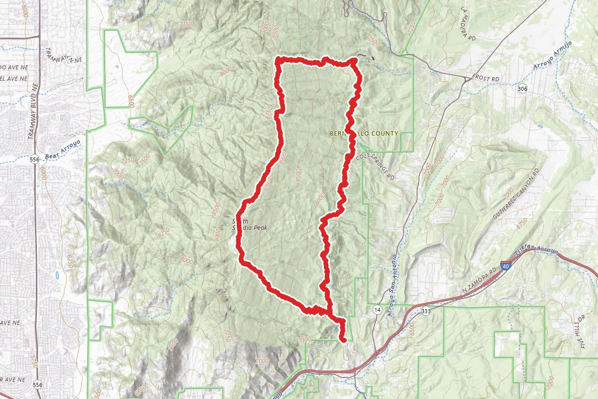 South Crest, Faulty, Cienega and CCC Trail Loop