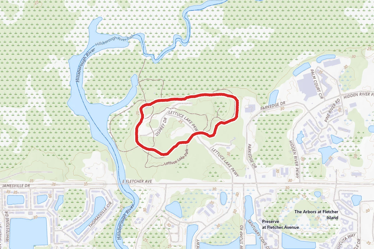 Lettuce Lake Regional Park Loop Trail