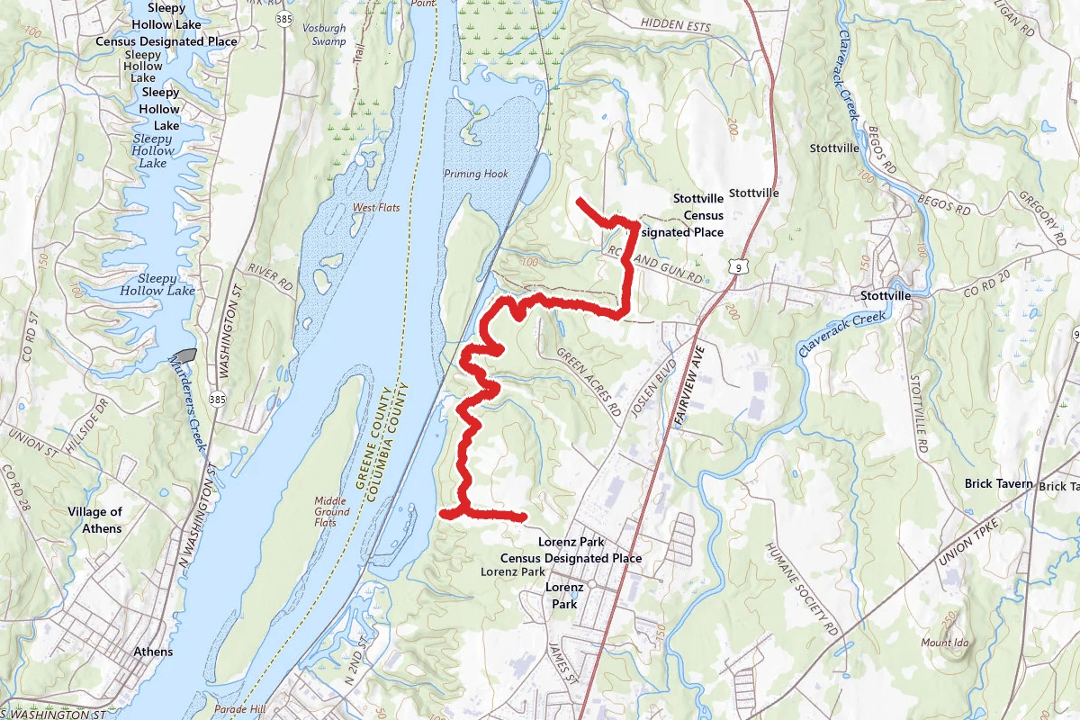 Greenport Conservation Blue Area Trail