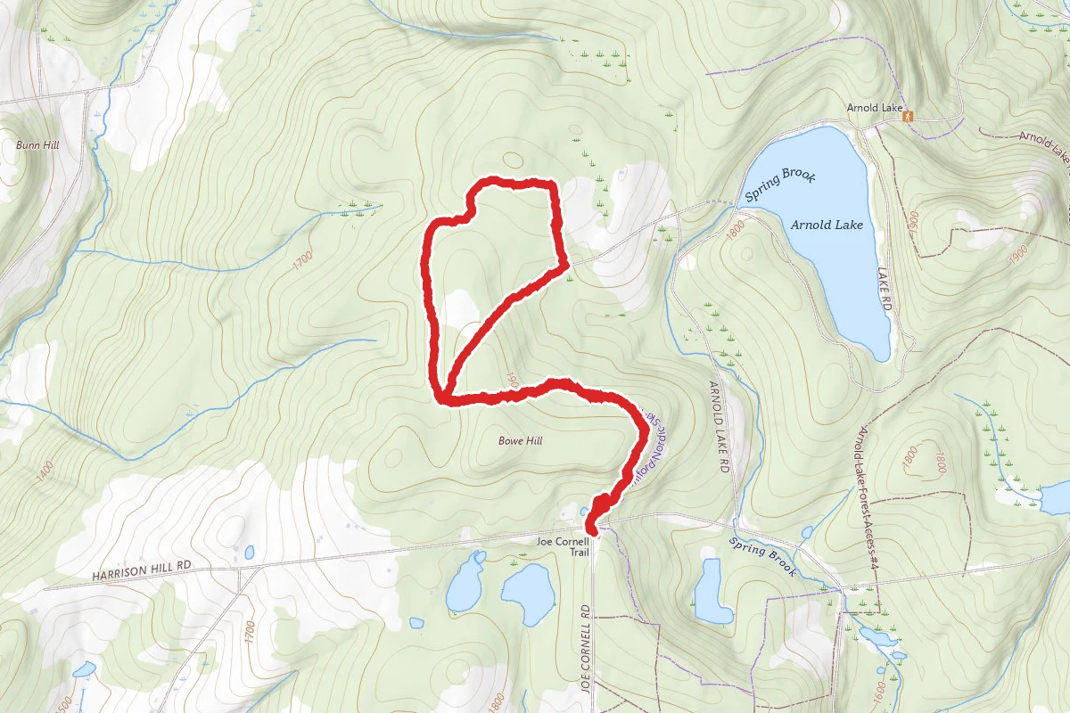 Milford Nordic Ski Trail Loop