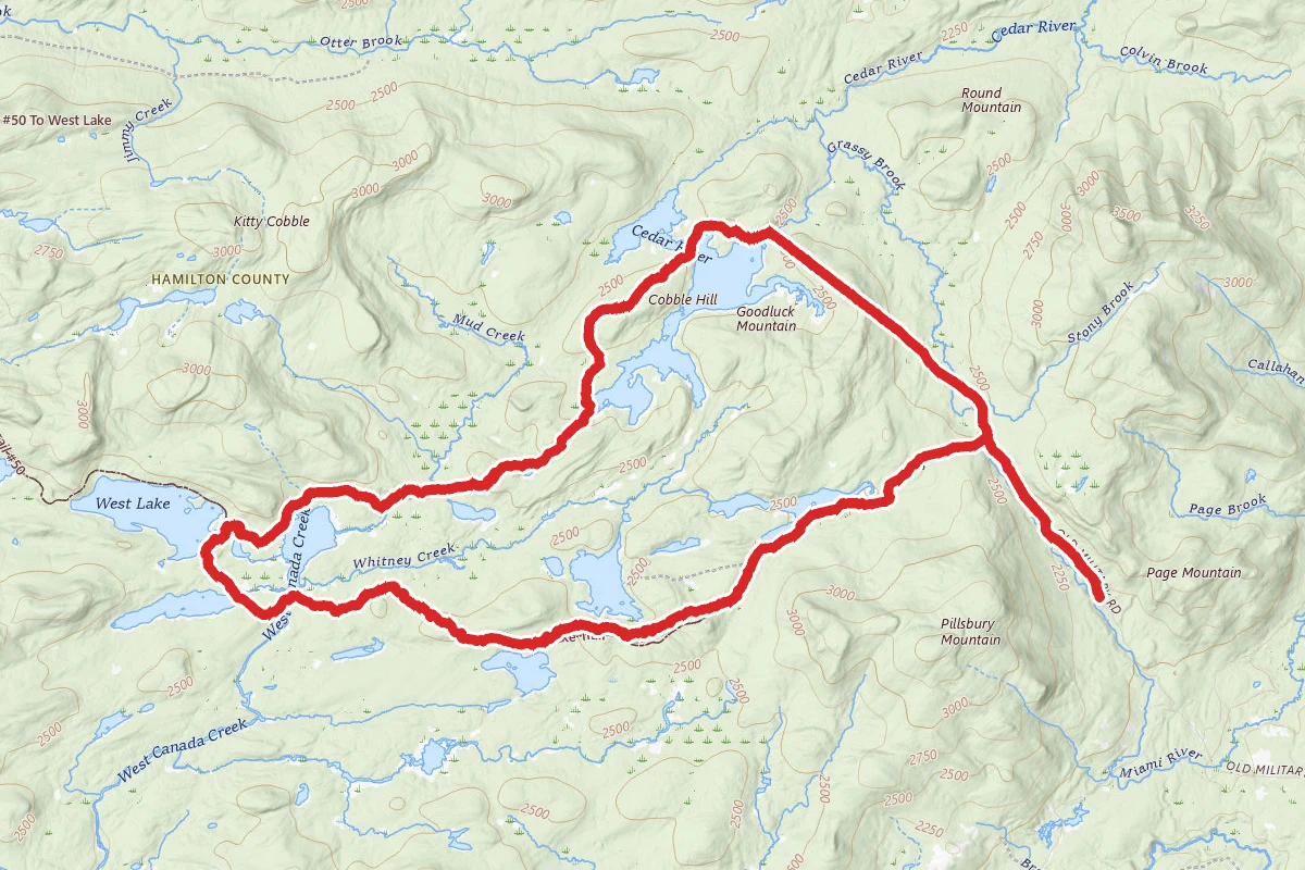French Louis and Northville Placid Trail