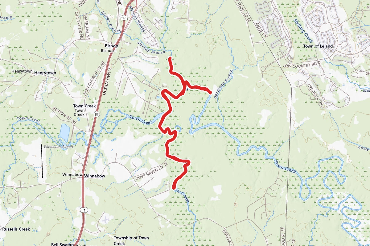 Rice Creek to Town Creek