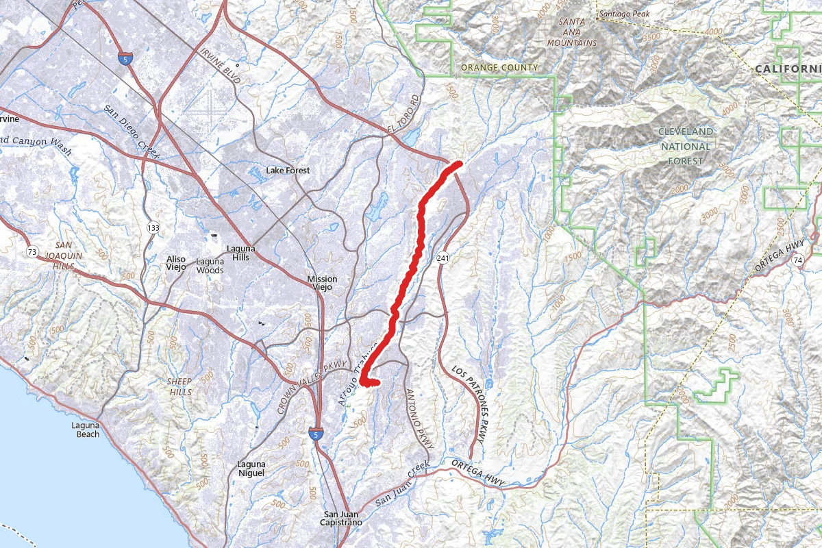 Arroyo Trabuco Trail