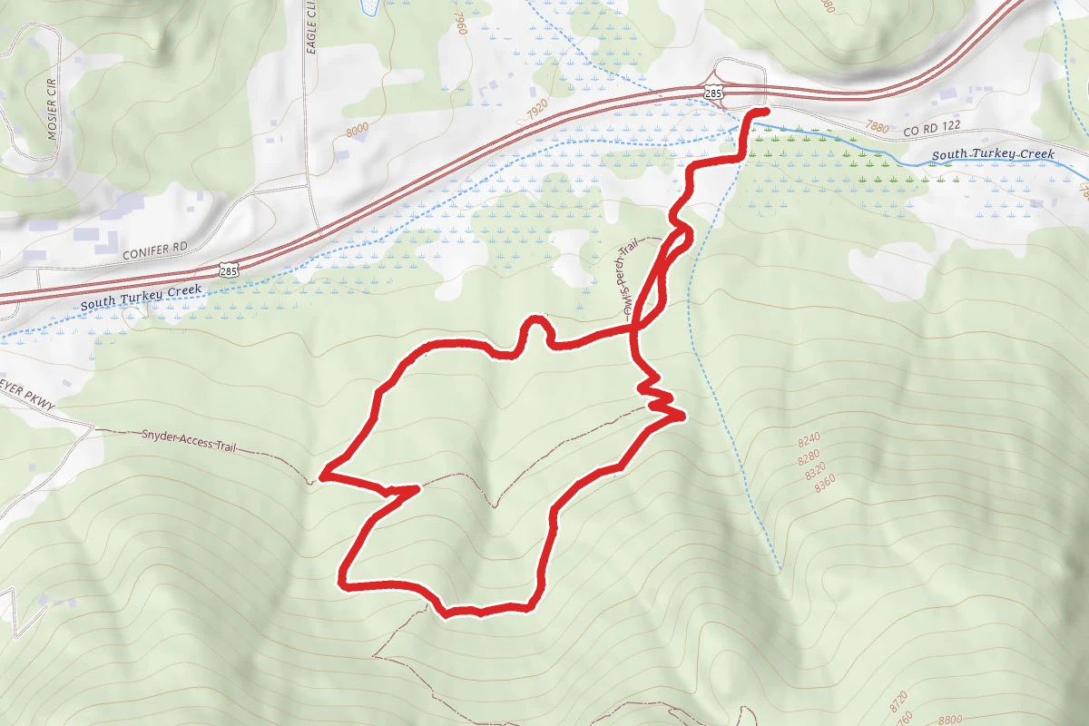Sunny Aspen and Lodgepole Loop Trail
