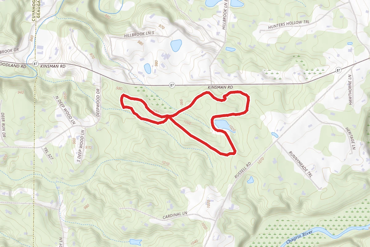 Diagonal Trace to Lake Trace Loop