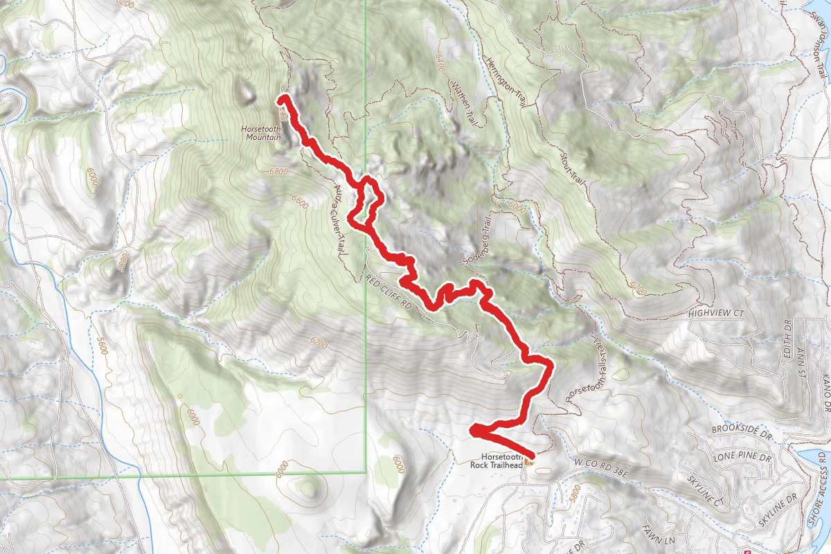 South Ridge and Horsetooth Rock to Horsetooth Mountain