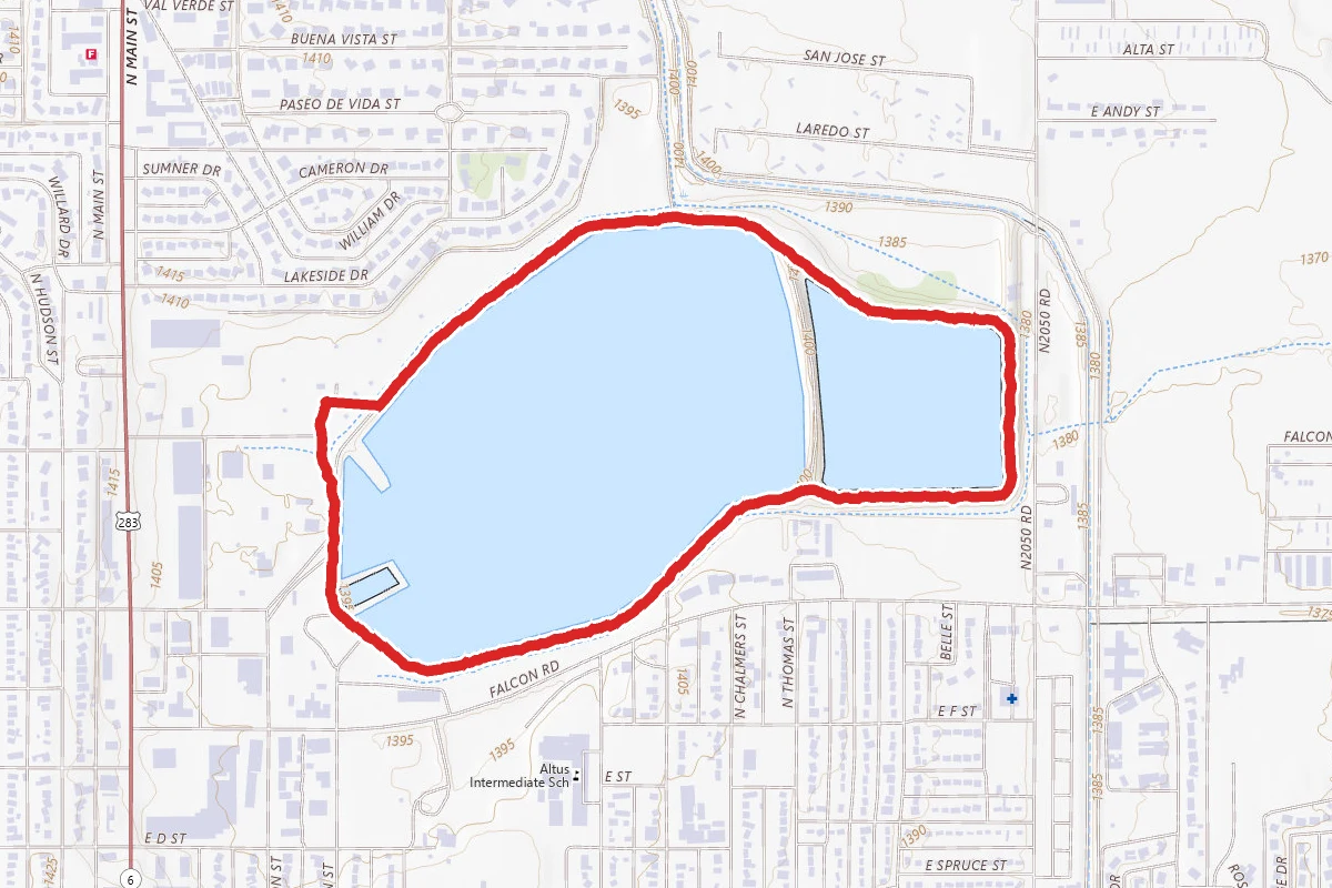 Altus Reservoir Loop