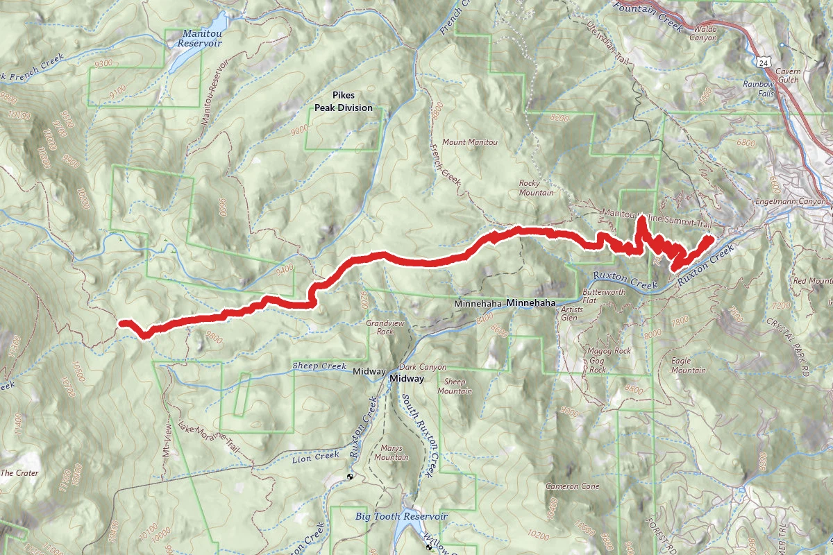 Barr Trail to Barr Camp