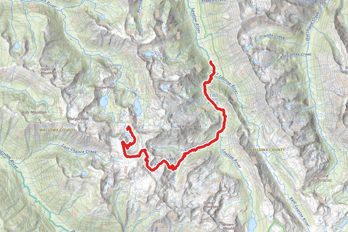Swamp Lake via Minam Lake Trail and Copper Trail