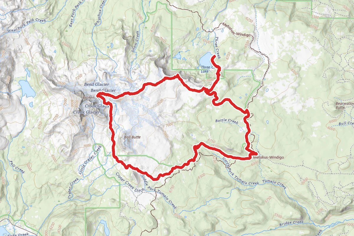 Tam McArthur Rim to Broken Top Loop