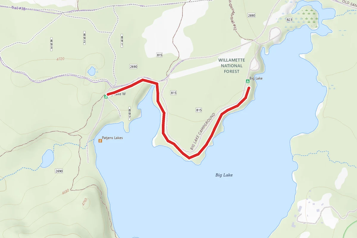Big Lake Campground Trail
