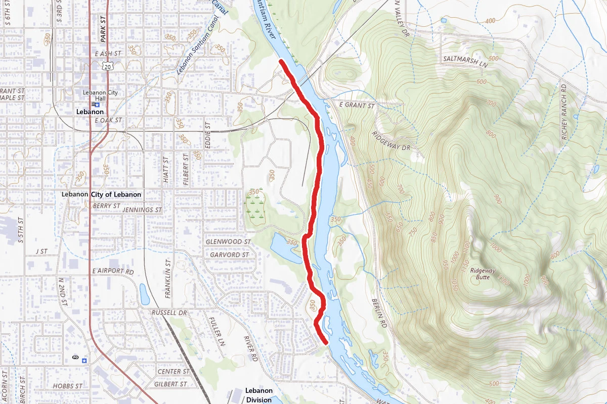 South Santiam River Trail