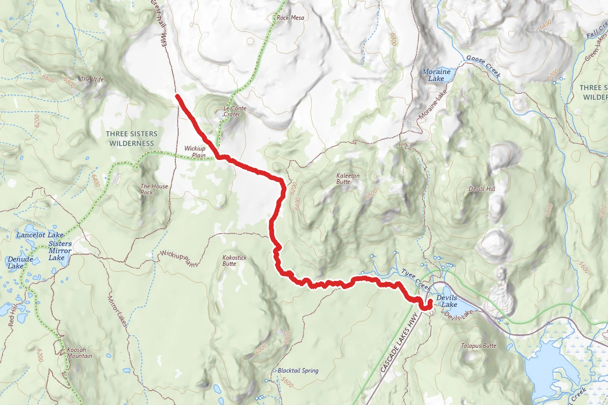 Le Conte Crater Trail