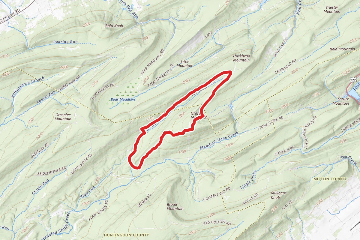 Reeds Gap Spur Trail