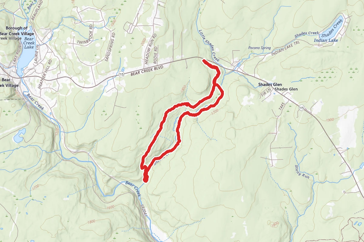 Bear Creek Red and Gray Loop