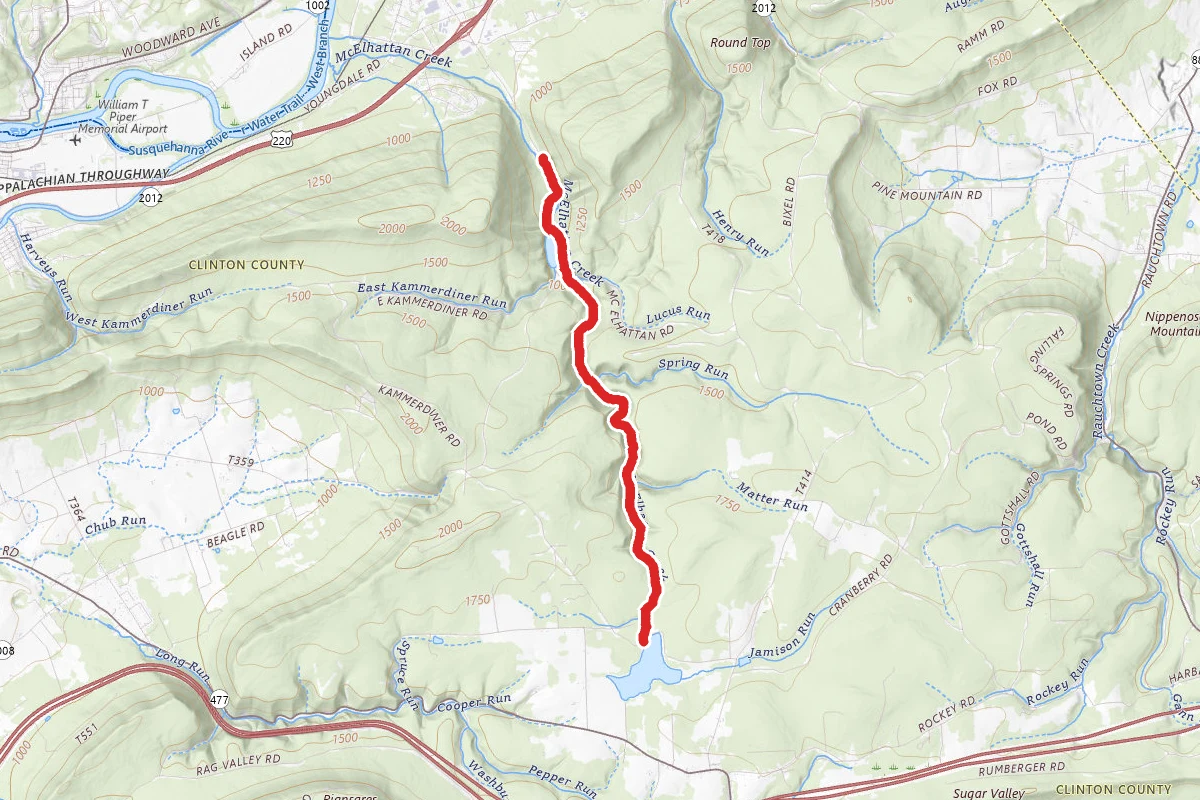 McElhattan Reservoir Trail