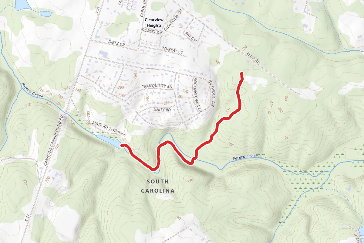 Peter's Creek Heritage Trail
