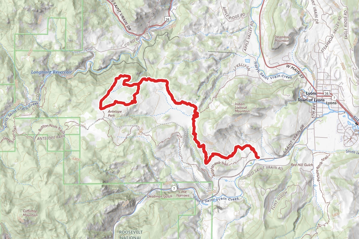 Hall Ranch, Bitterbrush and Nelson Loop Trail