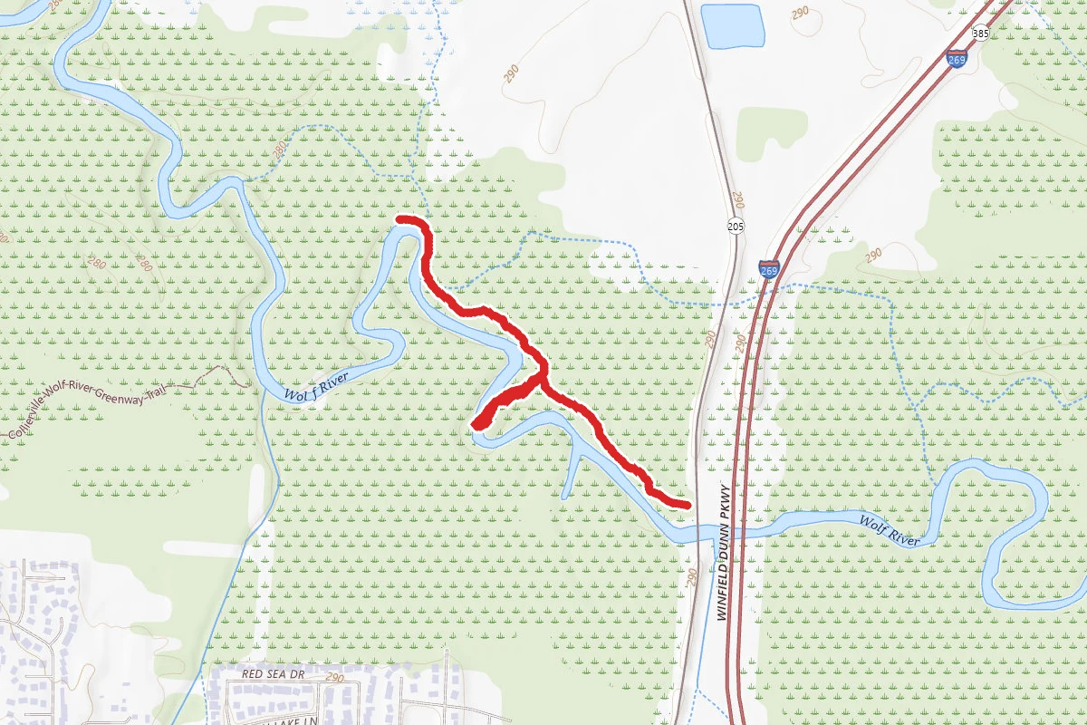 Wolf River Access Point Trails