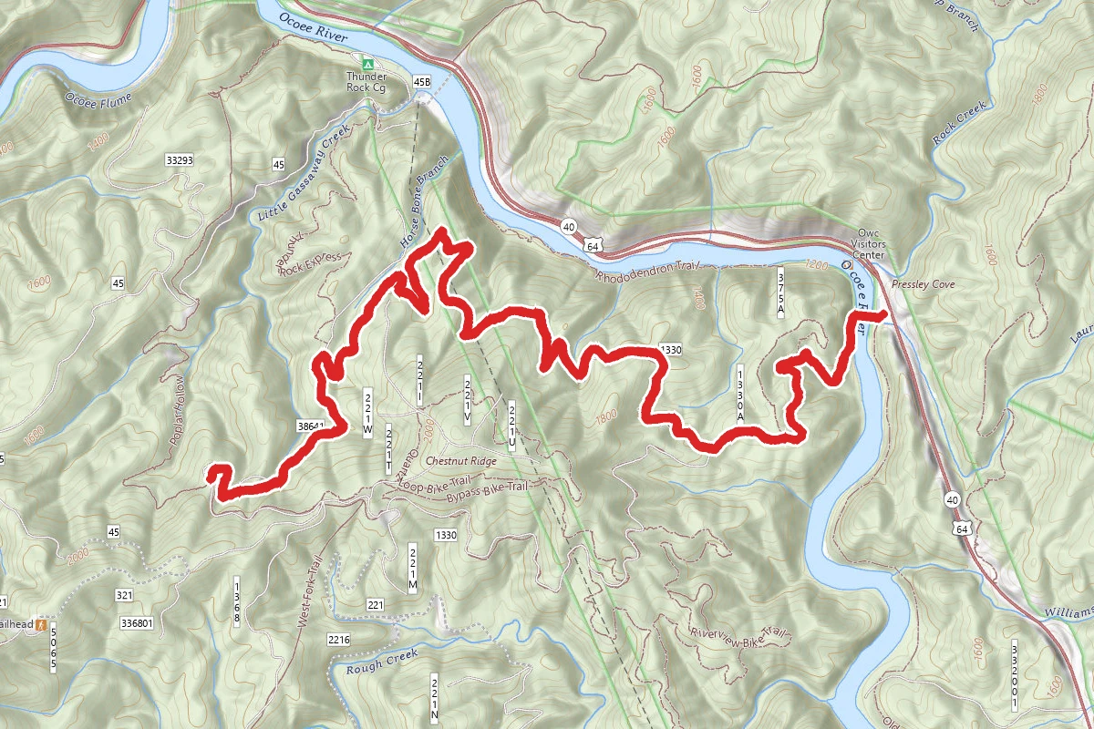 Bear Paw and Chestnut Mountain Loop