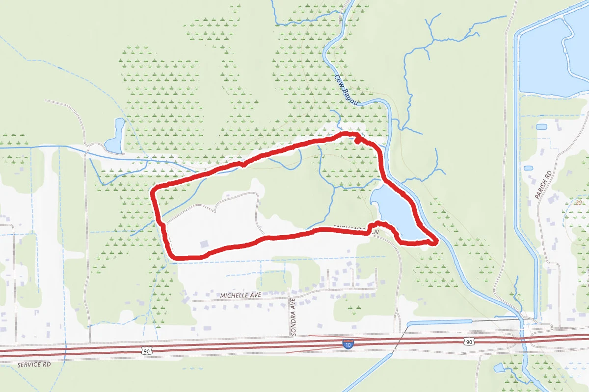 Claiborne Park Trail Loop