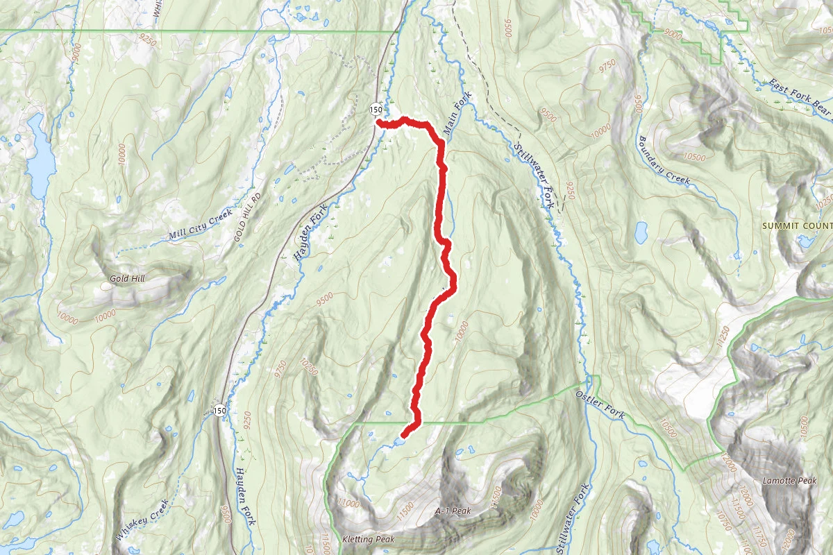 Main Fork Bear River Trail to Hell Hole Lake