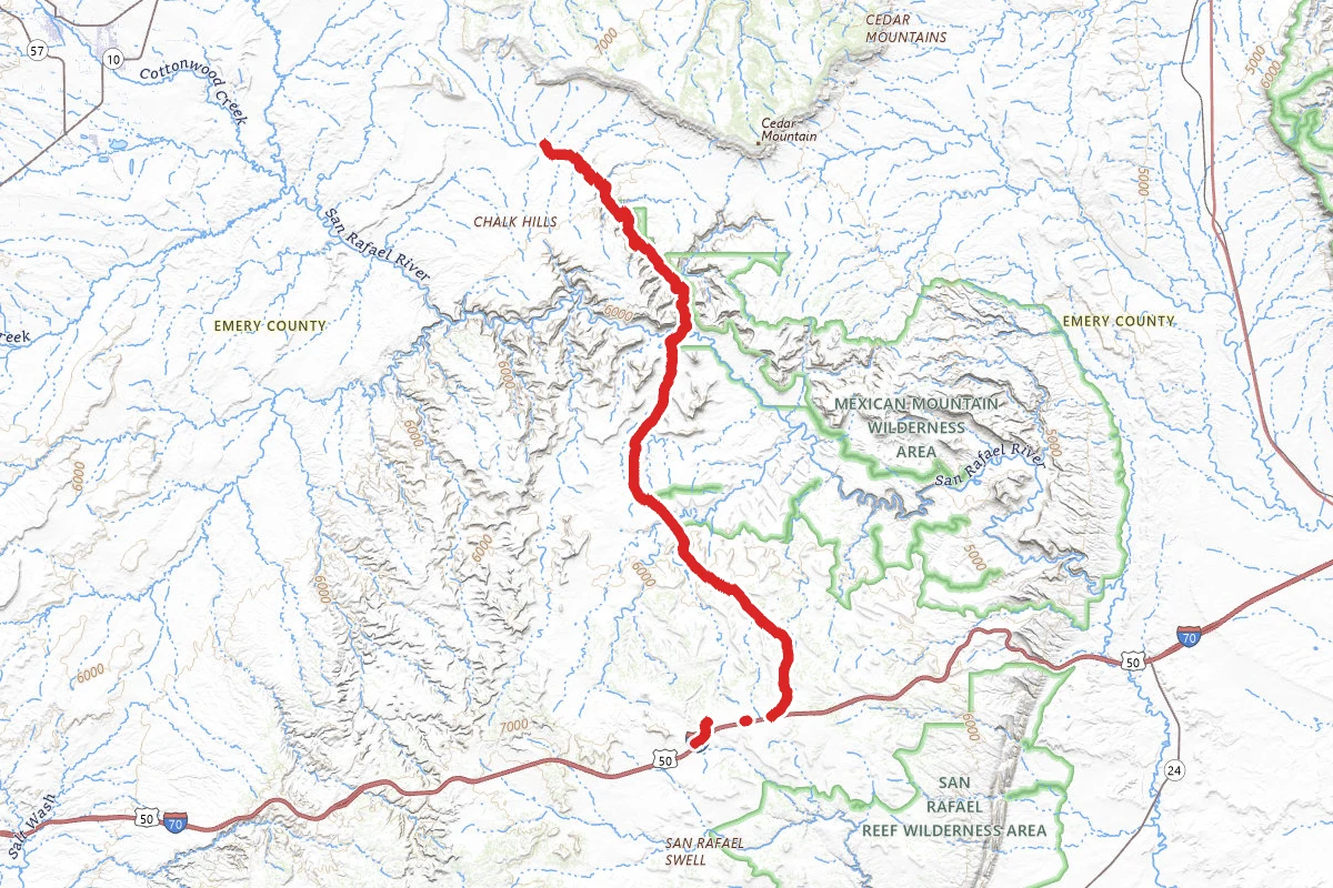 Buckhorn Draw OHV Road