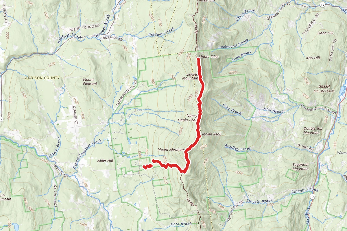 Mt. Abraham and Mt. Ellen via Battell Trail