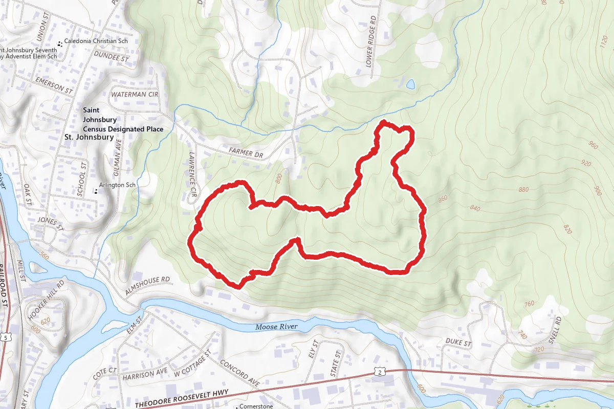 St. Johnsbury Red and Yellow Trail