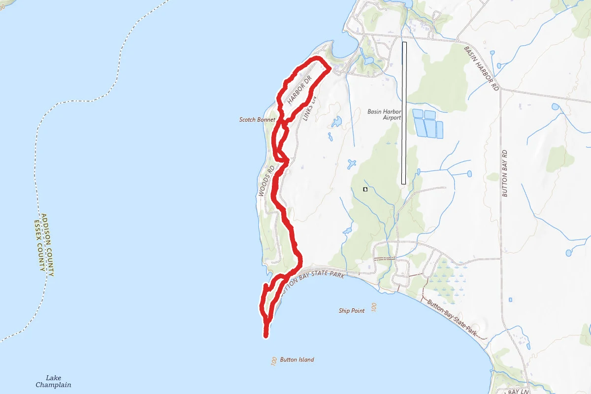 Basin Harbor and Button Bay Trail