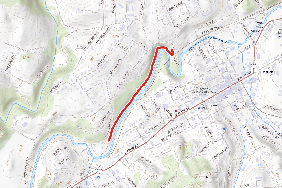 Riverbend Park Walking Trail