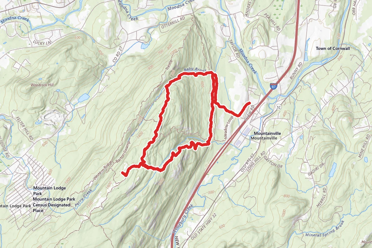 Schunemunk Mountain via Jessup Trail Loop