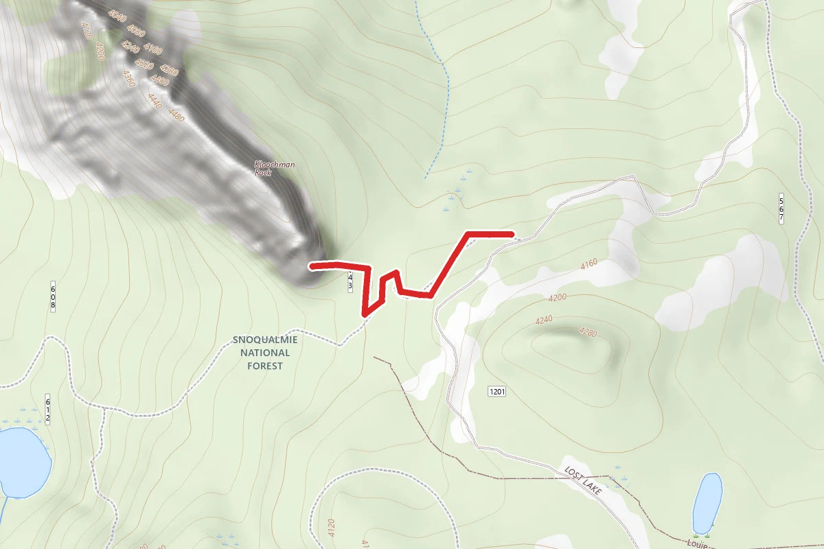 Kloochman Rock Climb