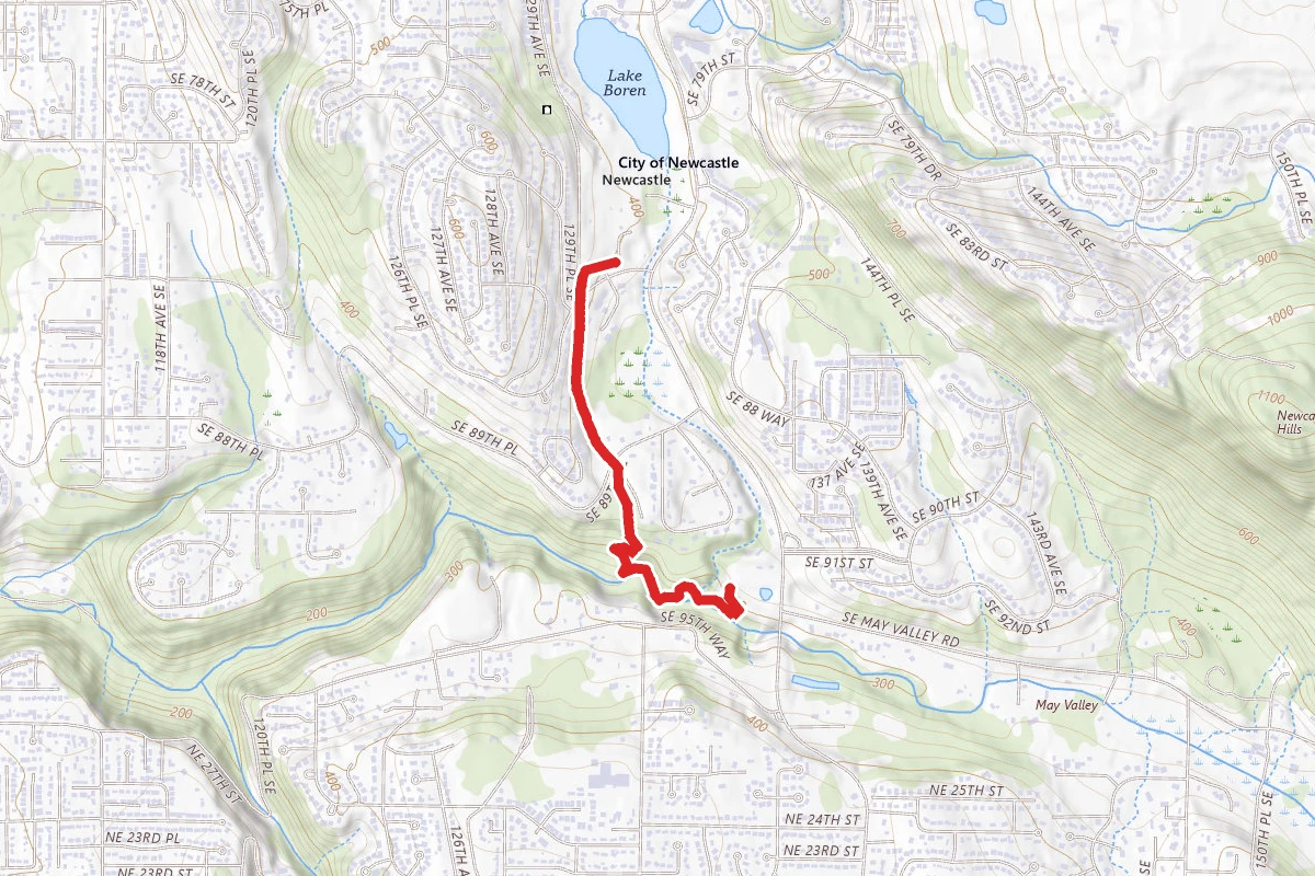 Waterline Trail from Lake Boren Park