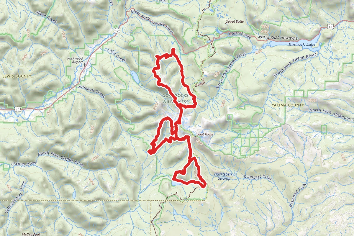 Goat Rocks Three Loop