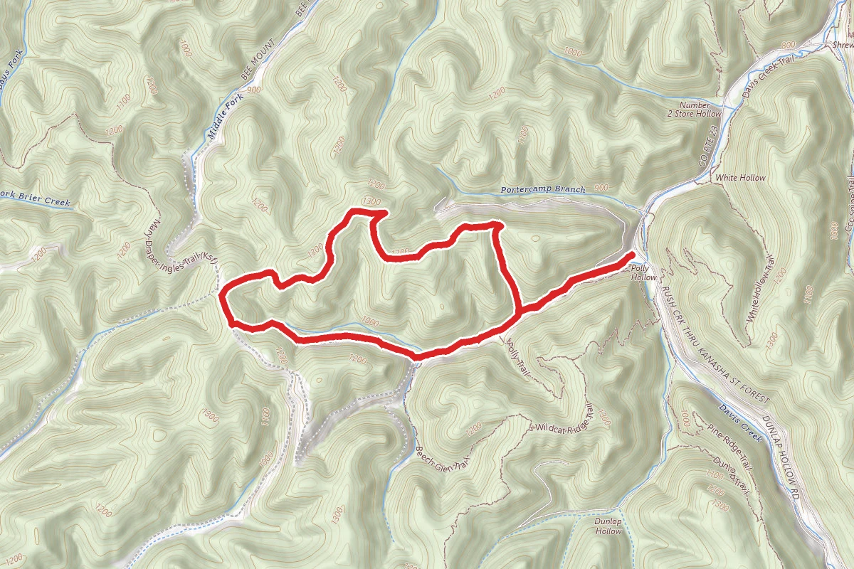 Polly Hollow, Hemlock Falls and Bob White Pathway