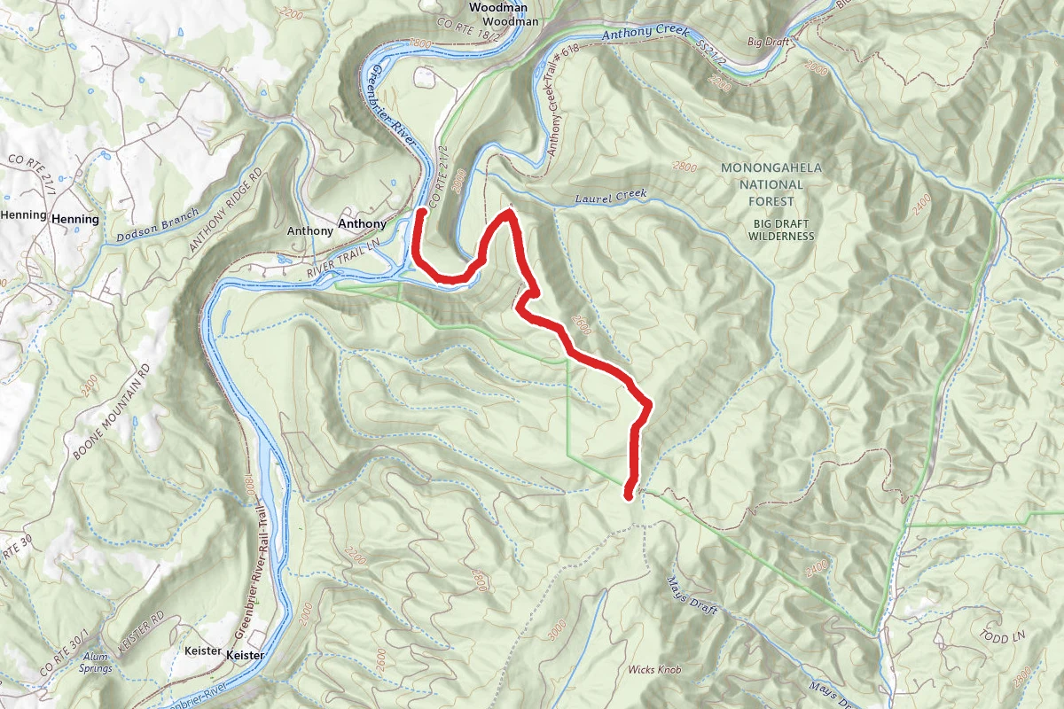 Greenbrier River South Boundary Trail